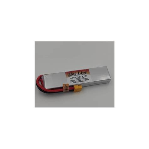 Batteries De Propulsion Avions RC PACK LiPo HOT LIPS VHD 14 8V 1300mAh 4S1P XT60 FLASH RC