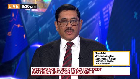 Watch Sri Lanka Central Bank Governor on Debt Restructuring - Bloomberg