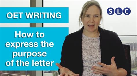 Oet Writing How To Write The Purpose Of The Letter In The Oet Test