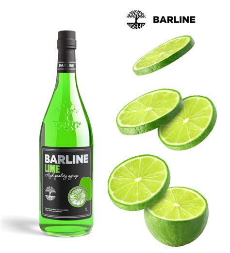 Сироп BARLINE Лайм для кофе, коктейлей, лимонадов, десертов и ...
