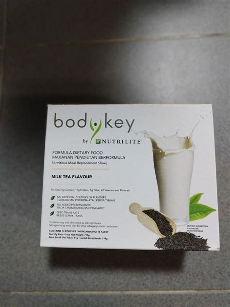 Bodykey Meal Replacement Shake Milk Tea Health Nutrition Health