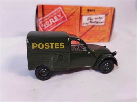 CITROËN 2 CV Fourgonette La Poste 1952 NOREV 1 43 Verte EUR 9 90