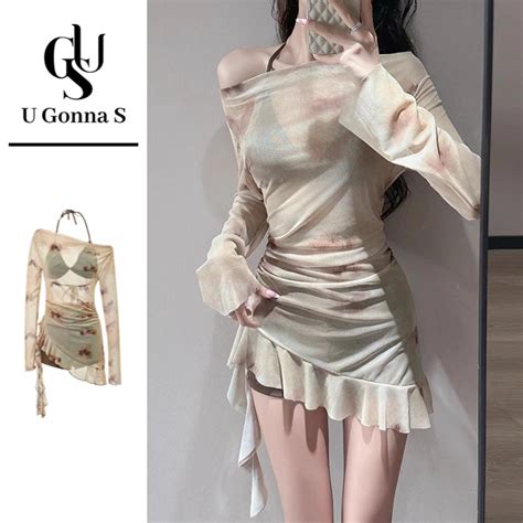 U Gonna S Bikini Bộ Có Che Đồ Bơi Cho Nữ 3 Miếng Đệm Đẩy Lên Trang Phục Gợi Cảm Đi Biển Quần Áo