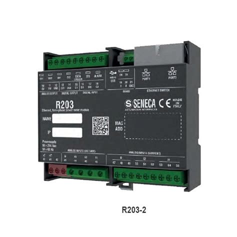 Compteur d énergie triphasé communication Ethernet R203 Seneca