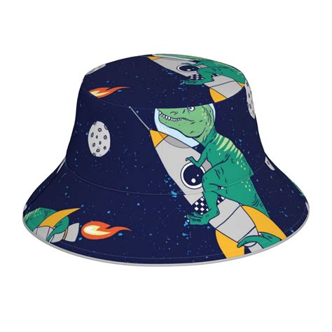 Lukts Unisex Astronaut Dinosaur And Space Print Double Side Wear