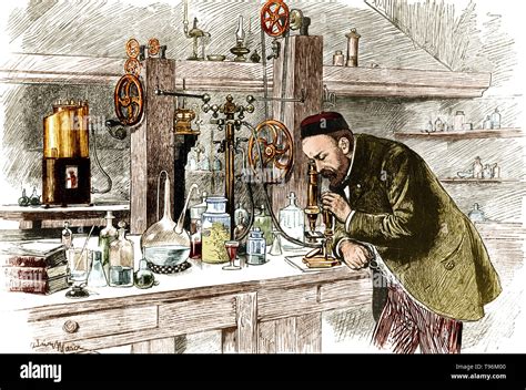 Louis Pasteur en su laboratorio Pasteur 1822 1895 fue un químico y