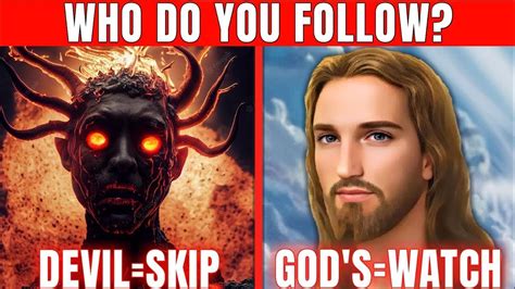 Who Do You Follow Jesus Vs Devil God Message Today God Message