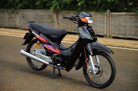 Honda Supra X Bapak Tambah Modis Diberi Modifikasi Minimalis