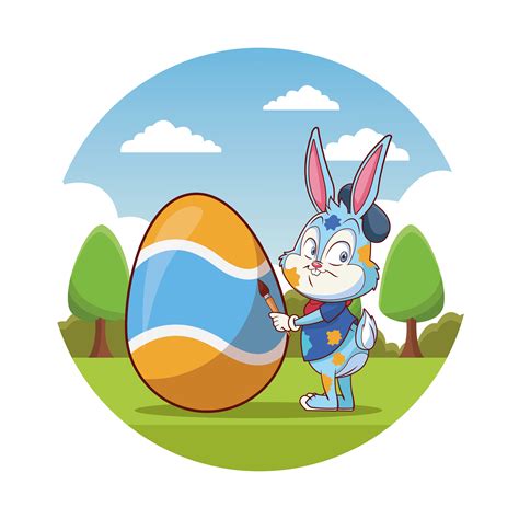 Happy Easter Cartoon 656073 Vector Art At Vecteezy