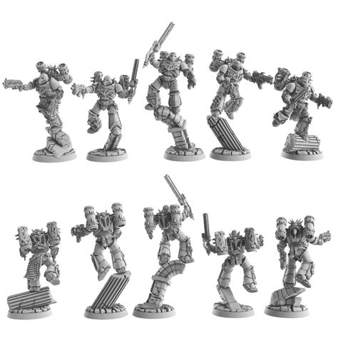 Socratis Fire Lizard Warriors Order X5 Assault Squad Mechanized