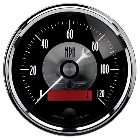 Autometer Atm2086 Prestige Black Diamond 3 38 Electric Speedometer 0