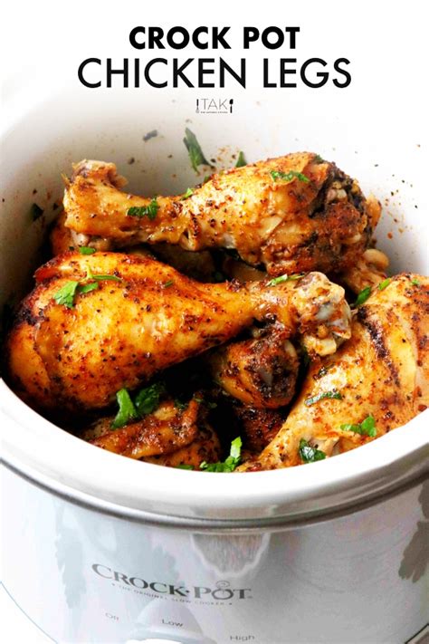 Crock Pot Chicken Legs Recipe 5 Minutes To Prep The Anthony Kitchen