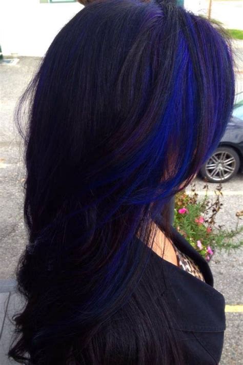 Black Hair Tips, Black Hair With Highlights, Hair Highlights, Color ...