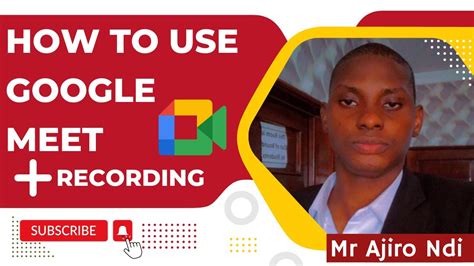 How To Use Google Meet Recording Youtube