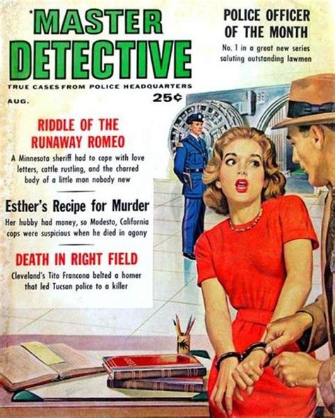 Master Detective August 1961 Detective Pulp Fiction Master