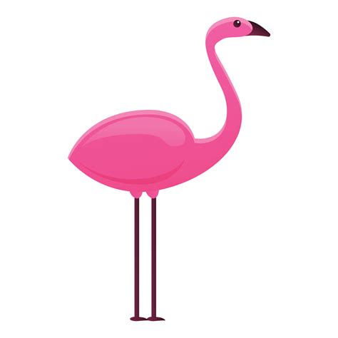 Pink Flamingo Icon Cartoon Style 14222880 Vector Art At Vecteezy