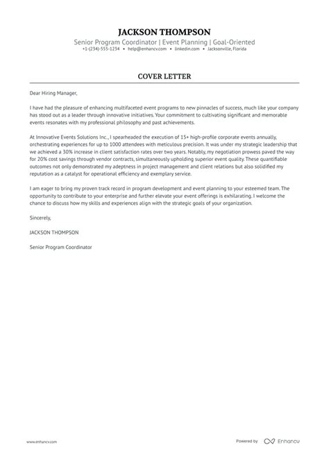 12 Professional Director Cover Letter Examples And Template For 2024 Enhancv