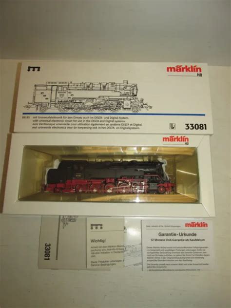 MÄRKLIN 33081 DELTA digital Spur H0 BR 85 Dampflok der DRG BN 85 001