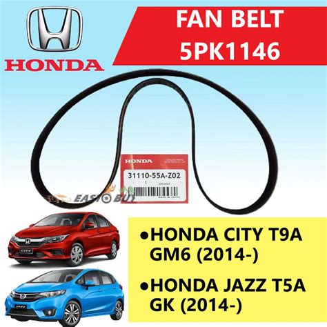 Original Fan Belt 5pk1146 Honda City Gm6 T9a 2014 Jazz T5a Gk