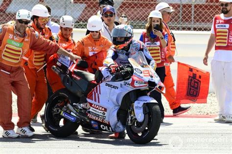 Tenía miedo de caerme otra vez en la última vuelta admite Bagnaia