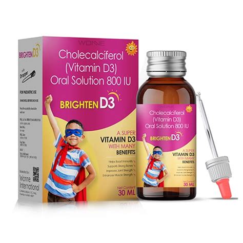 Cholecalciferol (Vitamin D3) 800 IU Drops - Wonne International