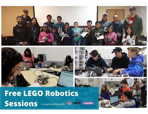 Free LEGO Robotics Drop-in Sessions in Partnership With FIRST Robotics ...