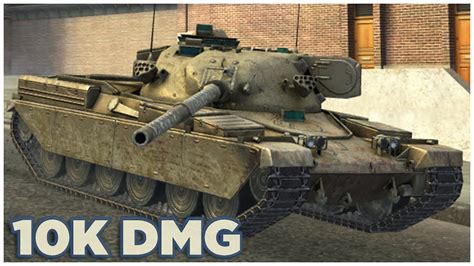 Chieftain Mk 6 10K DMG 5 KILLS WoT Blitz YouTube