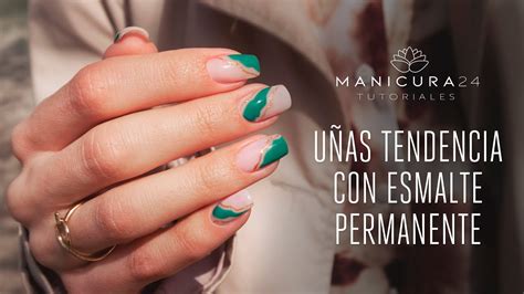 U As Tendencia Con Esmalte Permanente Manicura Youtube