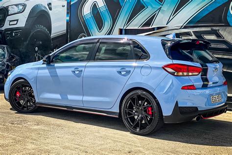 Hyundai I30n Blue Vertini Rfs19 Wheel Wheel Front