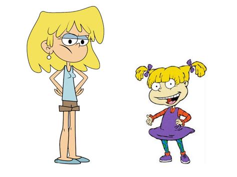 Lori Loud Meets Angelica Pickles By Mnwachukwu16 On Deviantart