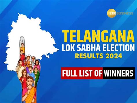 Telangana Lok Sabha Election Winners List 2024 Bharat Rashtra Samiti