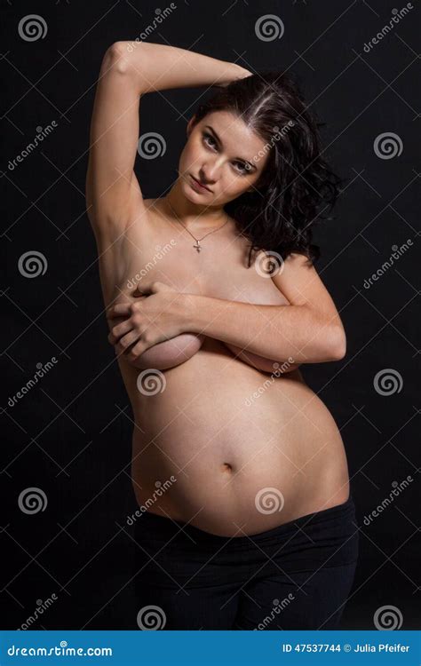 Pregnant Woman Posing Nude Stock Photo Image Of Person 47537744