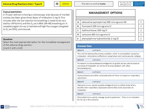 Prescribing Skills Assessment Adverse Drug Reactions Item Authoring Tool Prescribing Skills