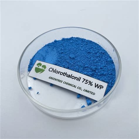 CAS NO 1897 45 6 Fungicide Chlorothalonil 75 Wp Blue Powder Suppliers