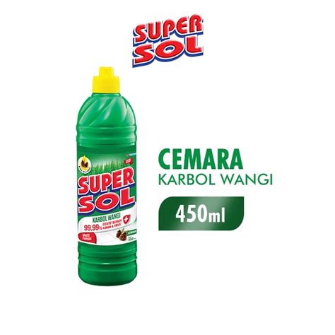 Jual Supersol Pembersih Lantai Karbol Cemara Pine Botol Ml Shopee