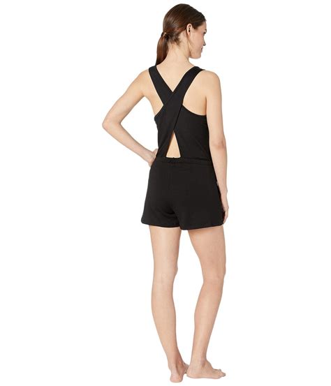 Beyond Yoga Farrah Romper Black Womens Jumpsuit And Rompers One Piece