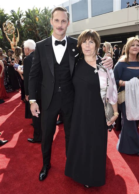 alexanderskarsgardonline: “Alexander Skarsgard and his mother, My Skarsgard, on the Emmy red ...