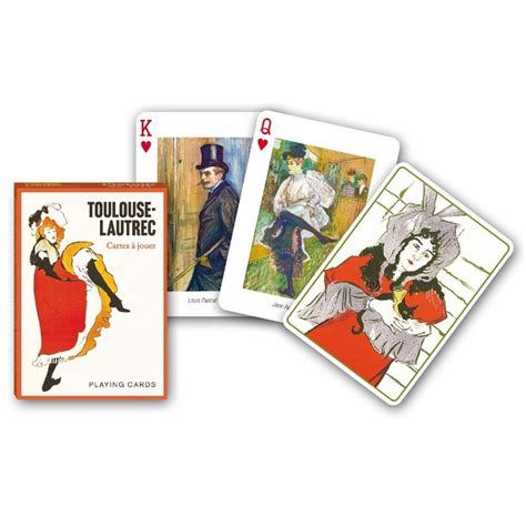 Jeu De 55 Cartes Toulouse Lautrec Piatnik Boutique BCD JEUX