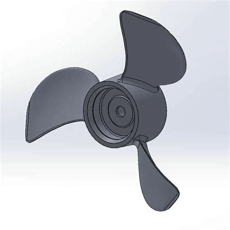 Free 3d File Propeller For Efoil 161mm 65161 Flipsky Motor・3d