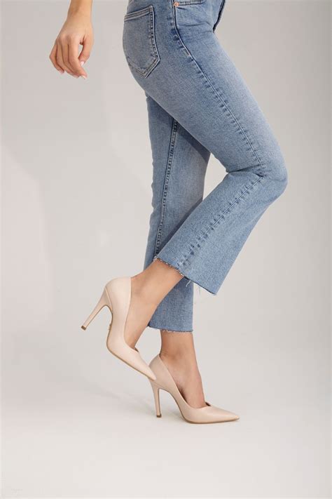 Kadın Ayakkabı Modası Senin İçin Üretiyoruz Ayakkabı Prensi Sensual İnce Topuk Cm Nude