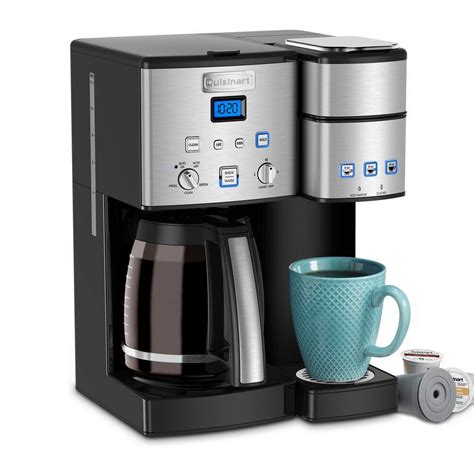 Cuisinart Coffee Center 12 Cup Stainless Steel Coffee Maker And Single Serve Brewer