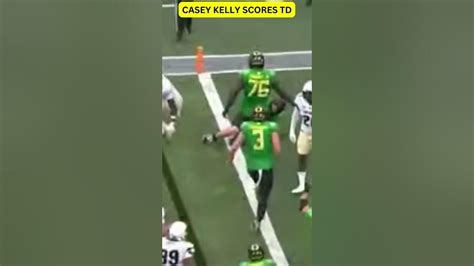 Continuing The Legacy Casey Kelly Scores For Oregon Uncle Jim Kelly