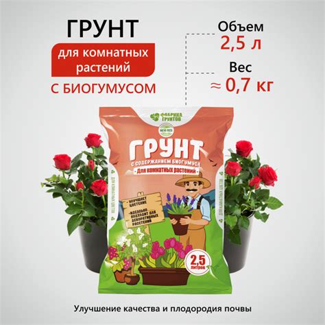 Грунт для комнатных растений. Земля для рассады. Биогумус 2.5л - купить ...