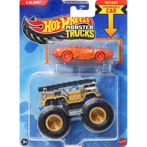 Mattel Hot Wheels Monster Trucks HW 5 Alarm Combo Pack GRH81 JCG37 Toys Shop Gr