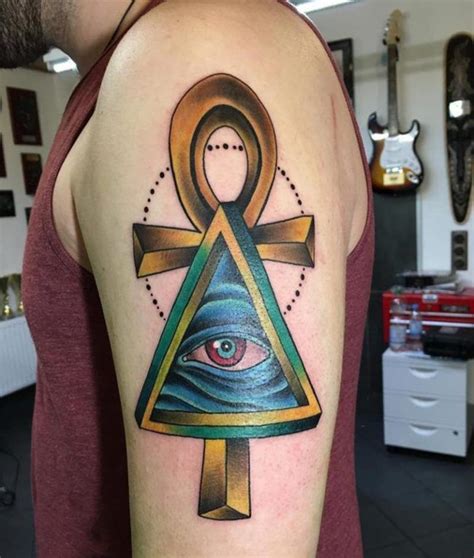 75 Ankh Tattoos that Will Help Portray the Egyptian Vibe - Wild Tattoo Art