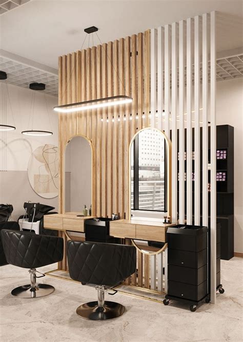 Beauty Salon On Behance Salon Interior Design Hair Salon Interior