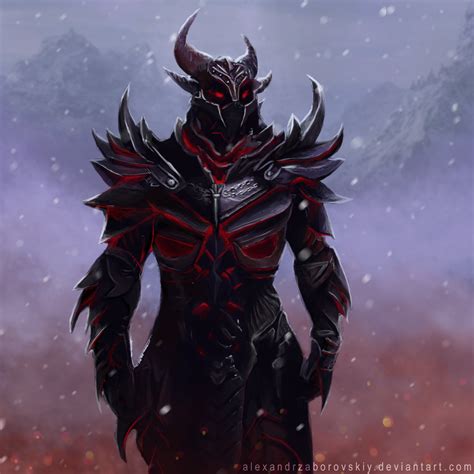 Daedric Armor by AlexandrZaborovskiy on DeviantArt