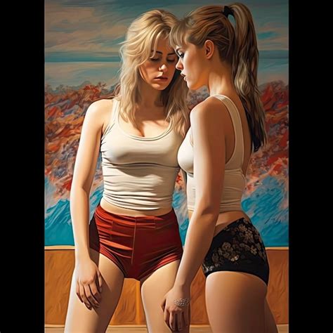 Premium AI Image Photo Beautiful Lesbian