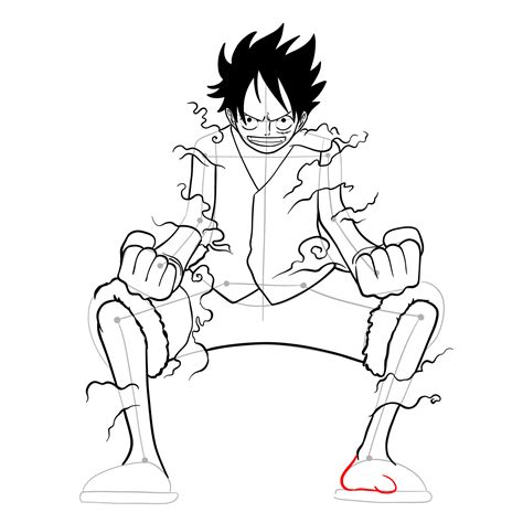 Learn How To Draw Luffy In Gear Second A Step By Step Guide