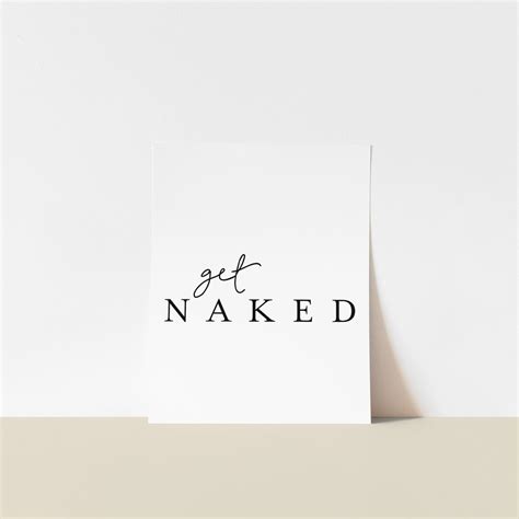 Get Naked Print Bathroom Decor Print Save Water Shower Together Print